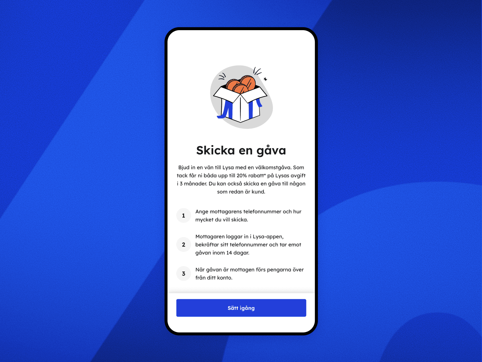 Skicka gåva med Lysa
